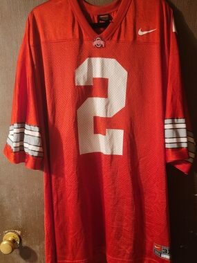 Nike Ohio State #2 Red Football Jersey 3XL